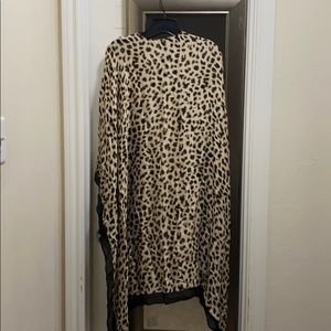 Express Leopard print Kimono/cover up